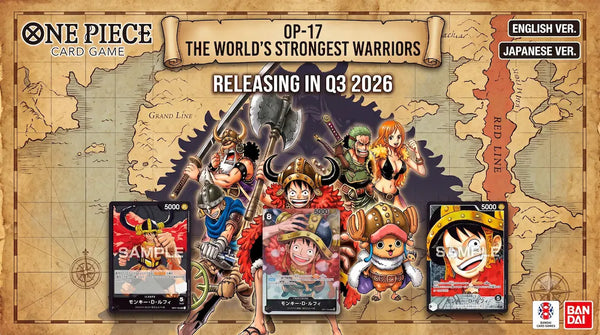 One Piece OP-17 "The World's Strongest Warriors": Release Date, Chase Cards & Booster Box Guide