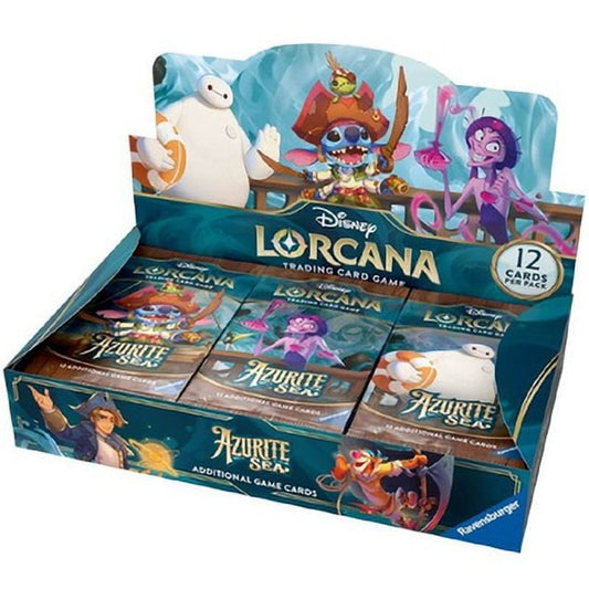 Disney Lorcana TCG: Azurite Sea Booster Display (24 Packs) - Ravensburger