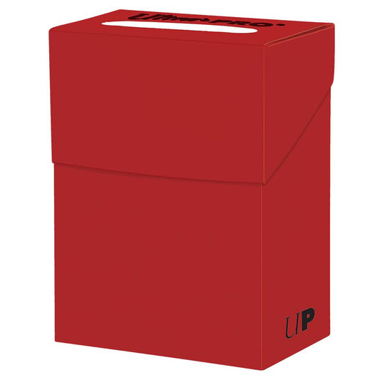 PRO 80+ Deck Box, Solid Red - Ultra PRO