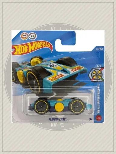 2026 Hot Wheels FLIPPIN FAST #135 HW All Drivers Welcome - Turquoise