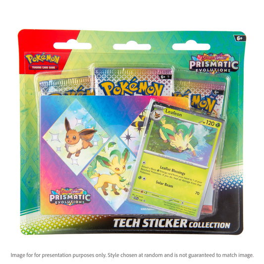 Scarlet & Violet: Prismatic Evolutions Tech Sticker Collection (Styles May Vary) - Pokémon TCG