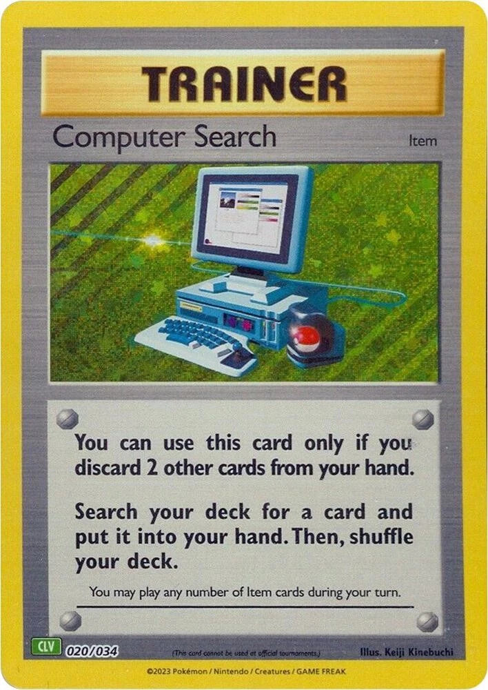 Computer Search (CLV) Classic Collection Trading Card Game Classic 020/034 NM