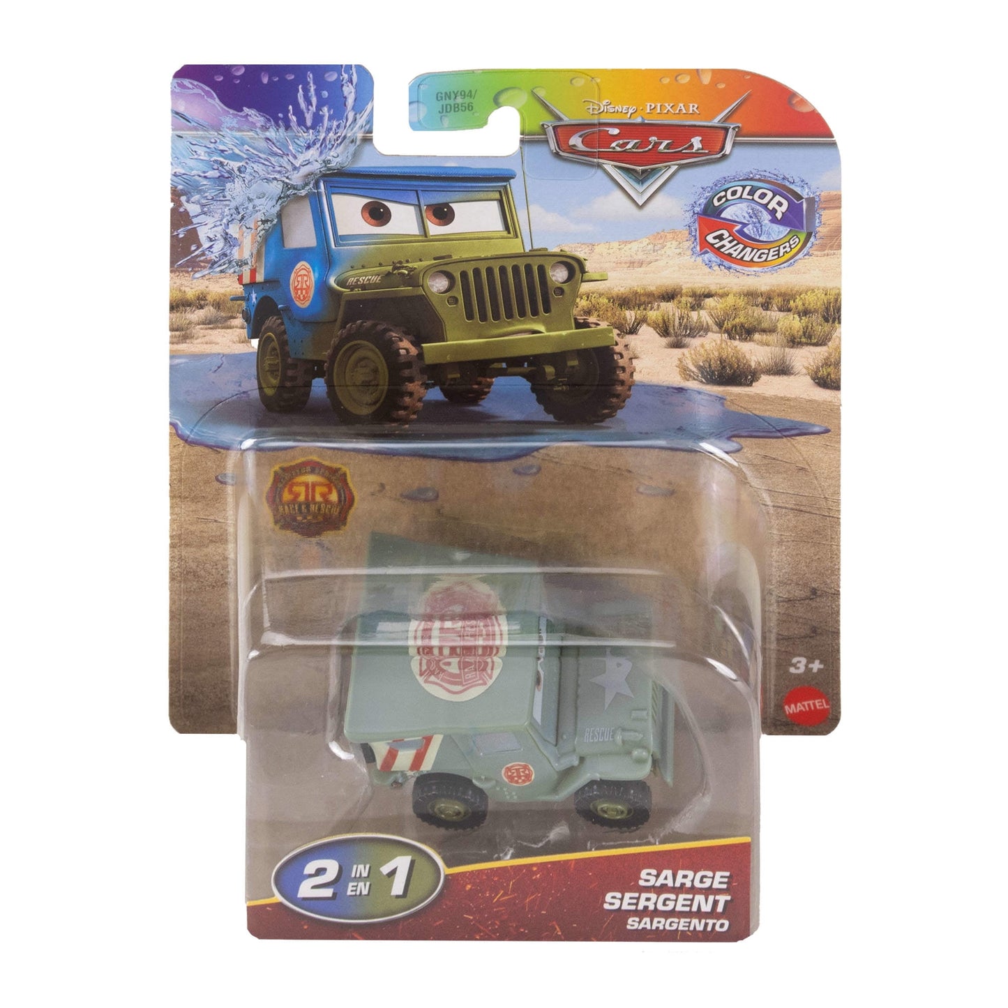 Disney and Pixar Cars Color Changers Vehicle, 1:55 Scale - Mattel