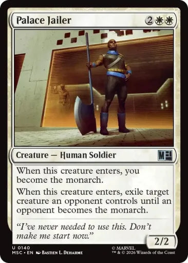 Palace Jailer (Surge Foil) Commander: Marvel Super Heroes 140 (Near Mint Foil)