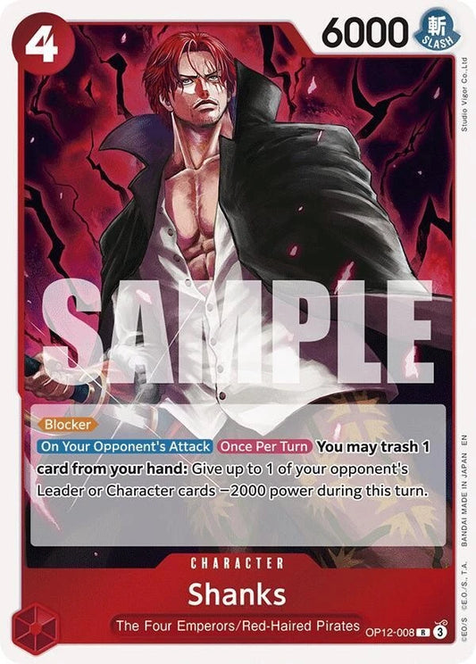 Shanks (008) R Legacy of the Master OP12-008 NM
