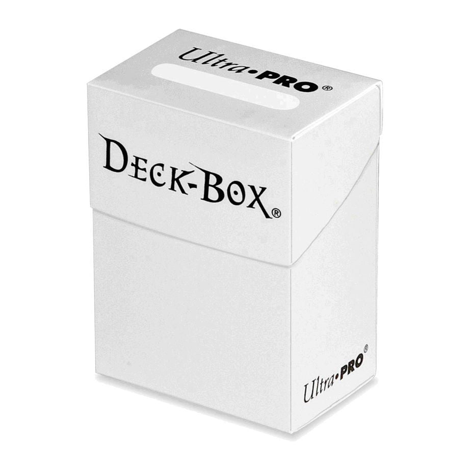 PRO 80+ Deck Box, Solid White - Ultra PRO