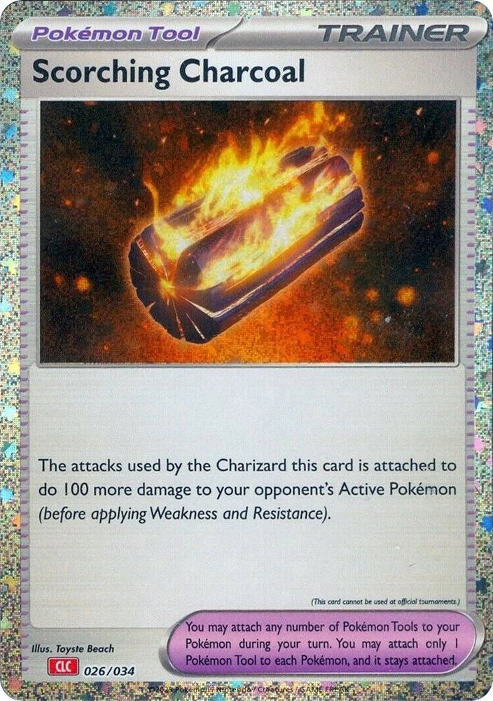 Scorching Charcoal Classic Collection Trading Card Game Classic 026/034 NM