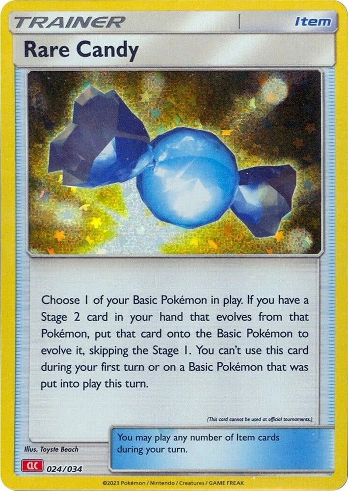 Rare Candy (CLC) Classic Collection Trading Card Game Classic 024/034 NM