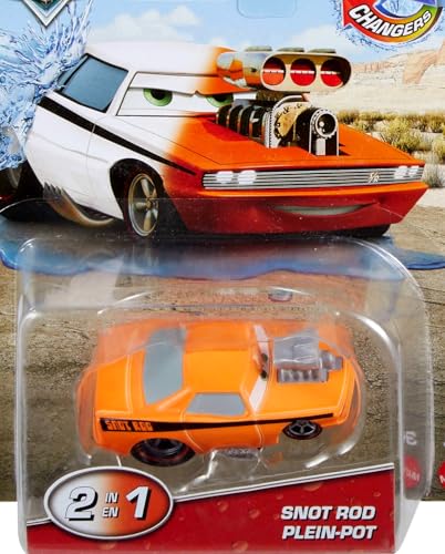 Disney and Pixar Cars Color Changers Snow Rod, 1:55 Scale - Mattel