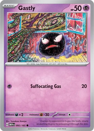 Gastly SV: Scarlet & Violet 151 092/165 (Near Mint)