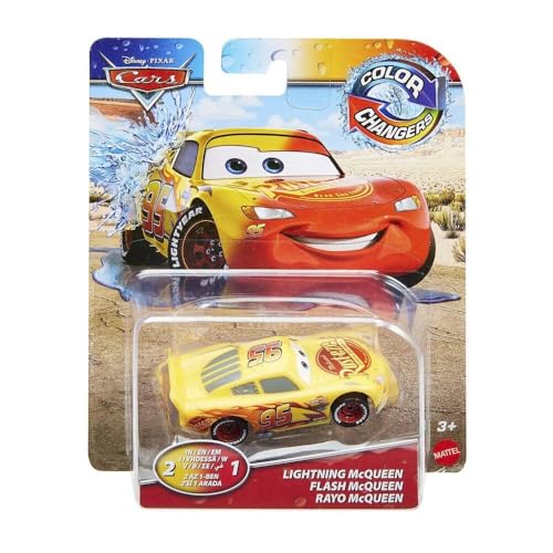 Disney and Pixar Cars Color Changers Cruisin' McQueen, Yellow/Red - Mattel
