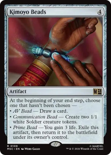Kimoyo Beads (Surge Foil) Commander: Marvel Super Heroes 109 (Near Mint Foil)