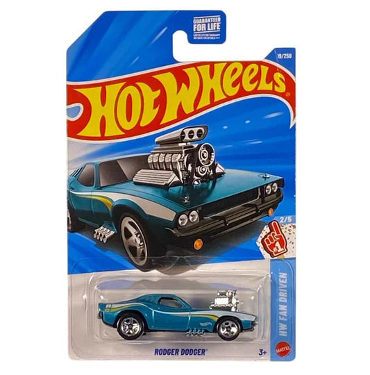 Rodger Dodger, Teal (Fan Driven 2/5, #19/250) - Hot Wheels