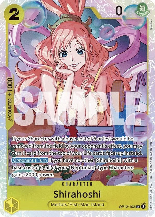 Shirahoshi SR Legacy of the Master OP12-102 NM