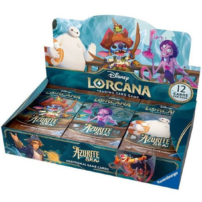 Disney Lorcana TCG: Azurite Sea Booster Display (24 Packs) - Ravensburger