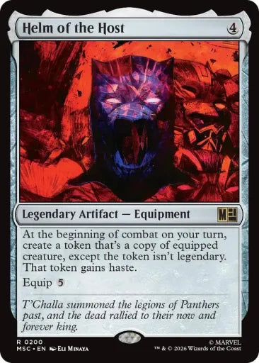 Helm of the Host (Surge Foil) Commander: Marvel Super Heroes 200 (Near Mint Foil)