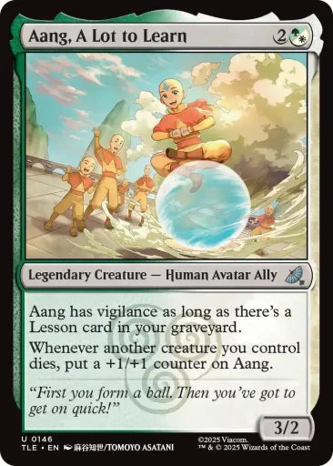 Aang, A Lot to Learn Avatar: The Last Airbender: Eternal-Legal 146 (Near Mint)
