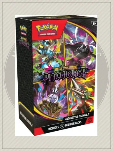 Mega Evolution: Pitch Black Booster Bundle (6 Packs) - Pokémon TCG