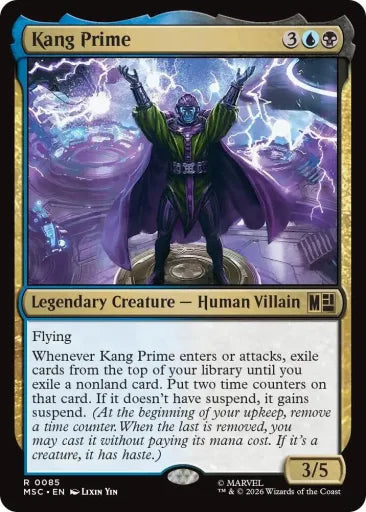 Kang Prime (Surge Foil) Commander: Marvel Super Heroes 85 (Near Mint Foil)