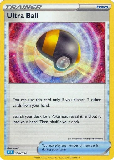 Ultra Ball (CLB) Trading Card Game Classic 030/034 (Near Mint Holofoil)