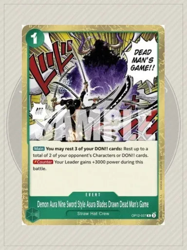 Demon Aura Nine Sword Style Asura Blades Drawn Dead Man's Game R Legacy of the M