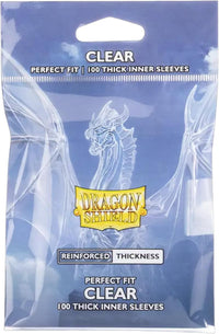 Perfect Fit Thick Inner Sleeves, Clear (100ct) - Dragon Shield