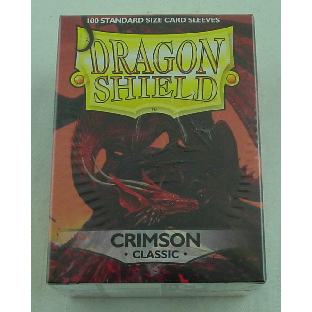 Classic Card Sleeves, Crimson (100ct) - Dragon Shield