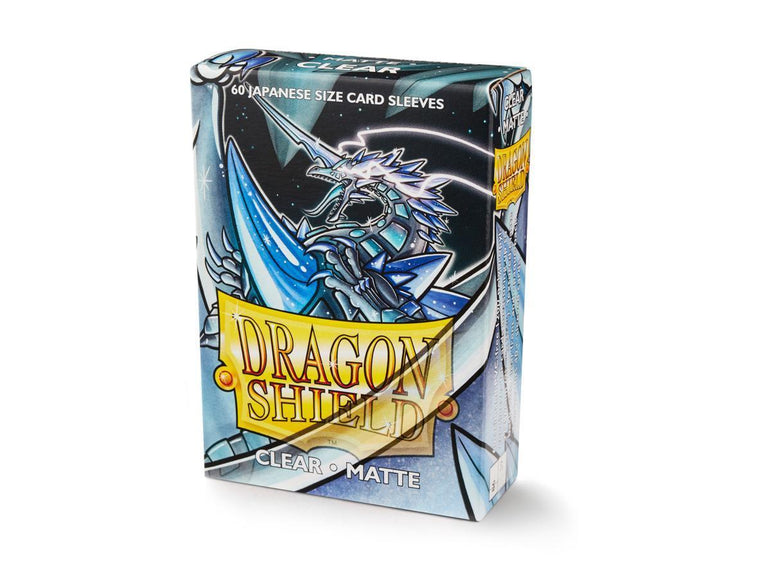 Japanese Matte Card Sleeves, Clear (60ct) - Dragon Shield
