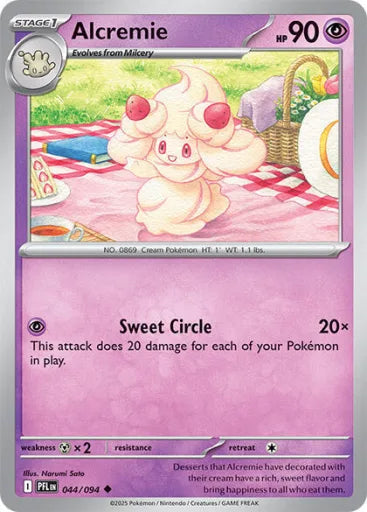 Alcremie ME02: Phantasmal Flames 044/094 (Near Mint)