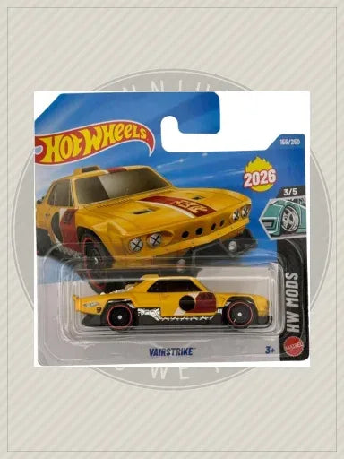 2026 Hot Wheels VAIRSTRIKE #155 HW Mods - Matte Yellow