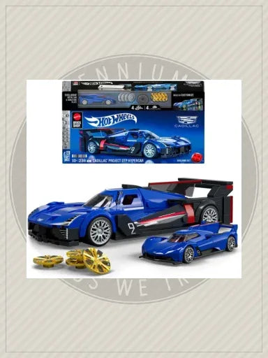 Brick Shop Hot Wheels Cadillac Project GTP Hypercar Building Kit (236 Pieces) - Mattel