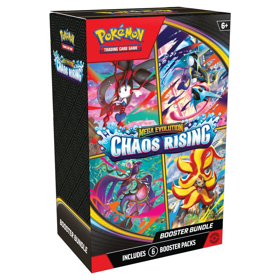 Mega Evolution: Chaos Rising Booster Bundle (6 Packs) - Pokémon TCG