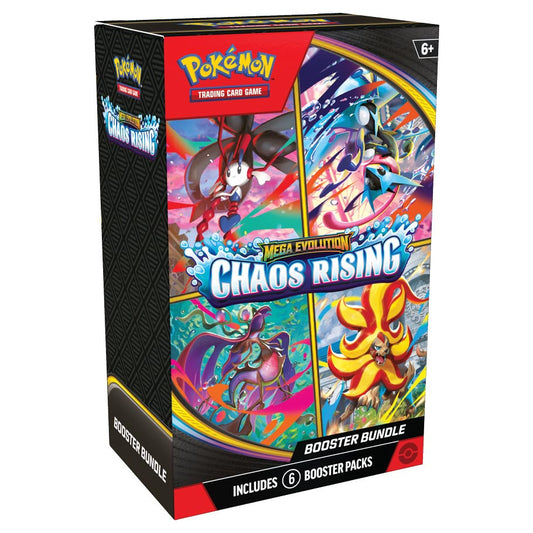 Mega Evolution: Chaos Rising Booster Bundle (6 Packs) - Pokémon TCG