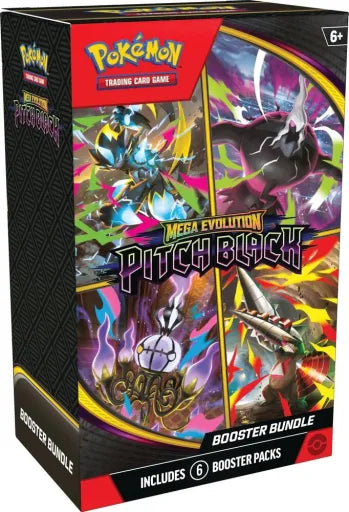 Mega Evolution: Pitch Black Booster Bundle (6 Packs) - Pokémon TCG