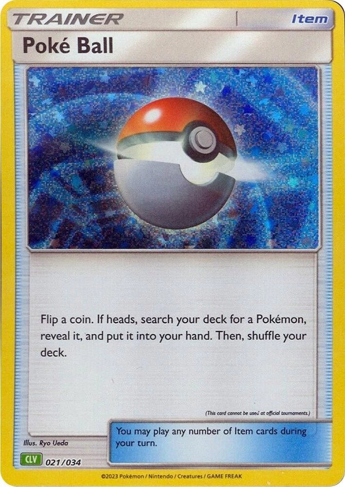Poke Ball (CLV) Classic Collection Trading Card Game Classic 021/034 NM