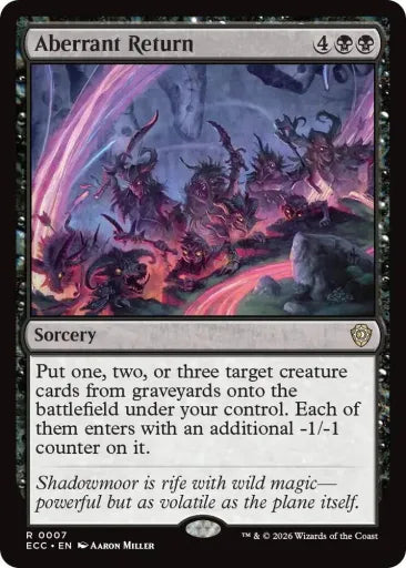 Aberrant Return Commander: Lorwyn Eclipsed 7 (Near Mint)