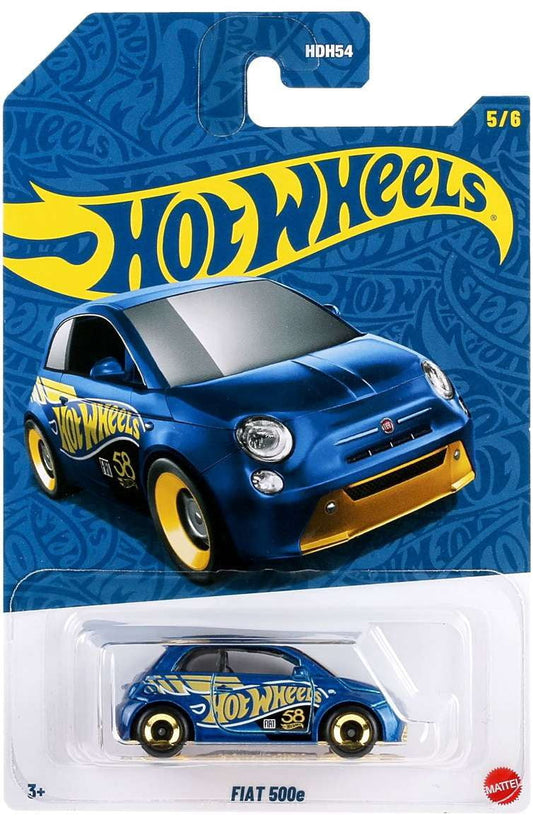 Pearl and Chrome FIAT 500e (2026) - Hot Wheels