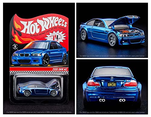 RLC Blue Chip Beast 2006 BMW M3 with Protective Case - Hot Wheels