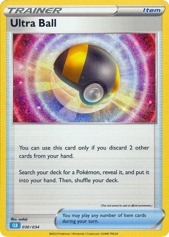 Ultra Ball (CLB) Classic Collection Trading Card Game Classic 030/034 NM