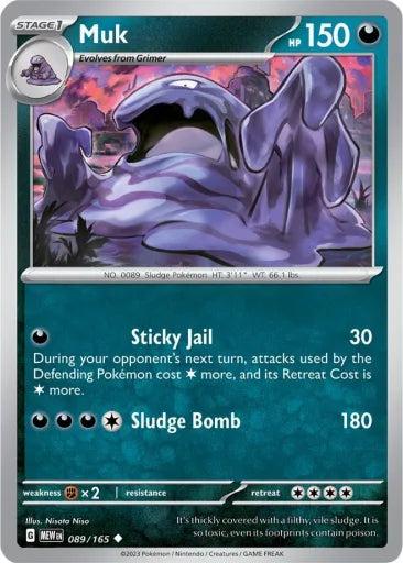 Muk SV: Scarlet & Violet 151 089/165 (Near Mint)