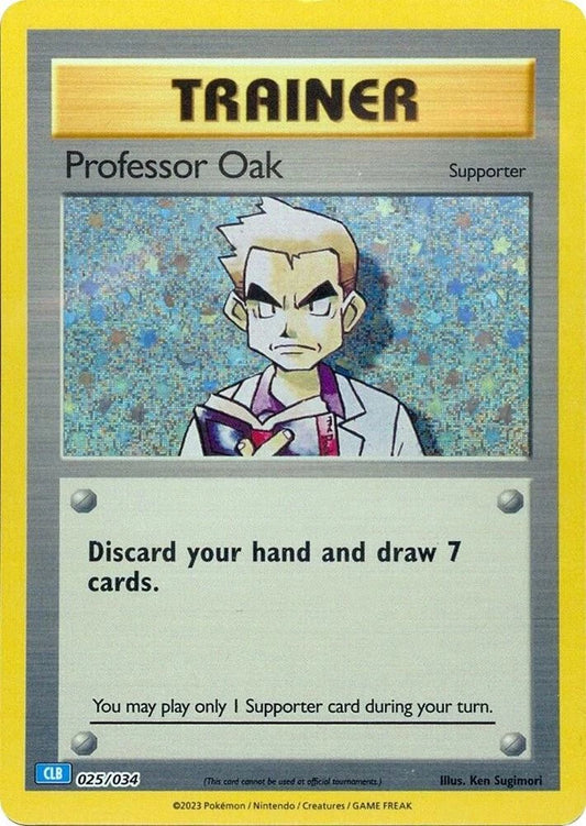 Professor Oak (CLB) Classic Collection Trading Card Game Classic 025/034 NM