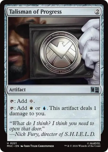 Talisman of Progress (Surge Foil) Commander: Marvel Super Heroes 221 (Near Mint Foil)