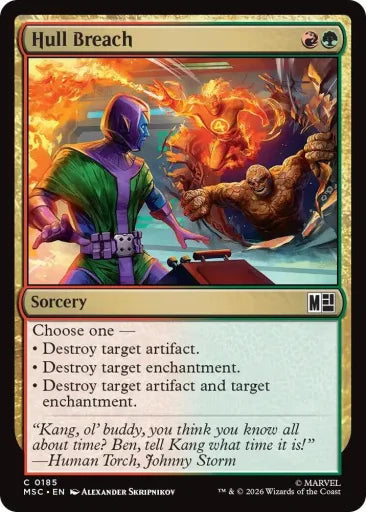 Hull Breach (Surge Foil) Commander: Marvel Super Heroes 185 (Near Mint Foil)