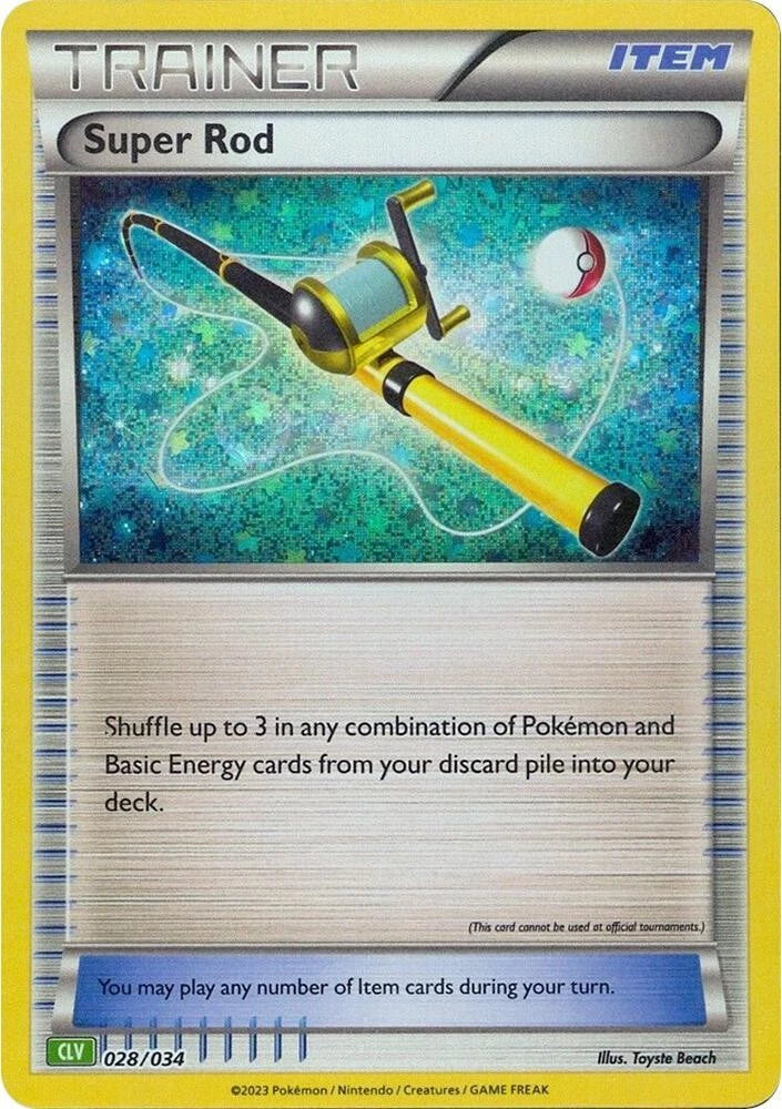 Super Rod (CLV) Classic Collection Trading Card Game Classic 028/034 NM