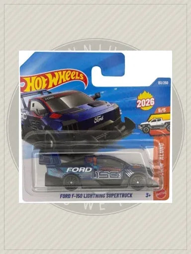 2026 Hot Wheels FORD F-150 LIGHTNING SUPERTRUCK #151 Truckin’ Along - Blue