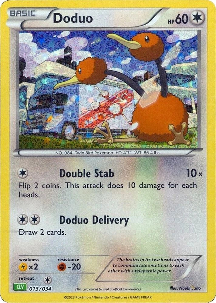 Doduo Classic Collection Trading Card Game Classic 013/034 NM