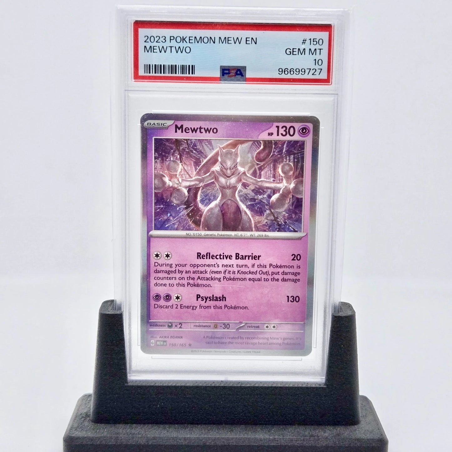 Mewtwo 150/165 Holo Rare - Scarlet & Violet: 151 (PSA 10 Gem Mint) - Pokémon