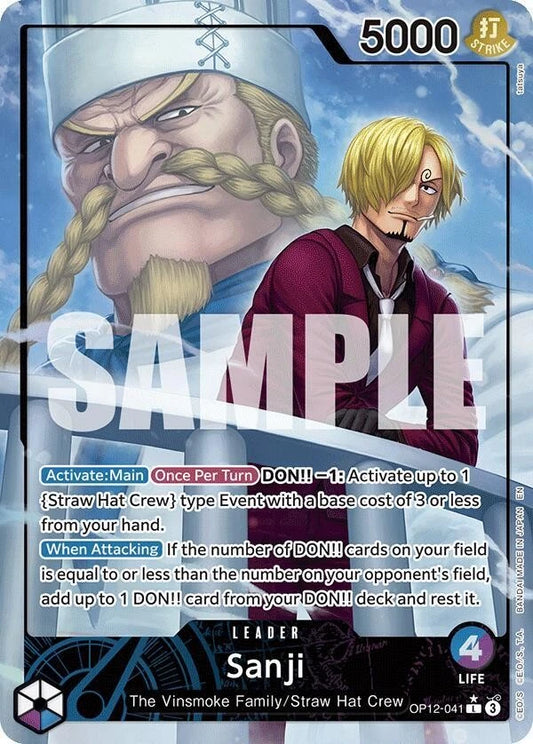 Sanji (041) (Alternate Art) L Legacy of the Master OP12-041 NM