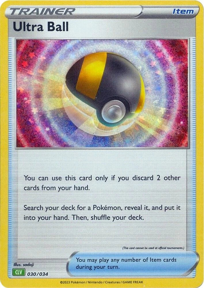 Ultra Ball (CLV) Classic Collection Trading Card Game Classic 030/034 NM