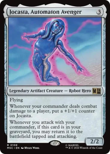 Jocasta, Automaton Avenger (Surge Foil) Commander: Marvel Super Heroes 108 (Near Mint Foil)